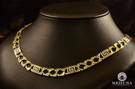 chaine en or versace pour homme|Bijoux de Luxe Homme .